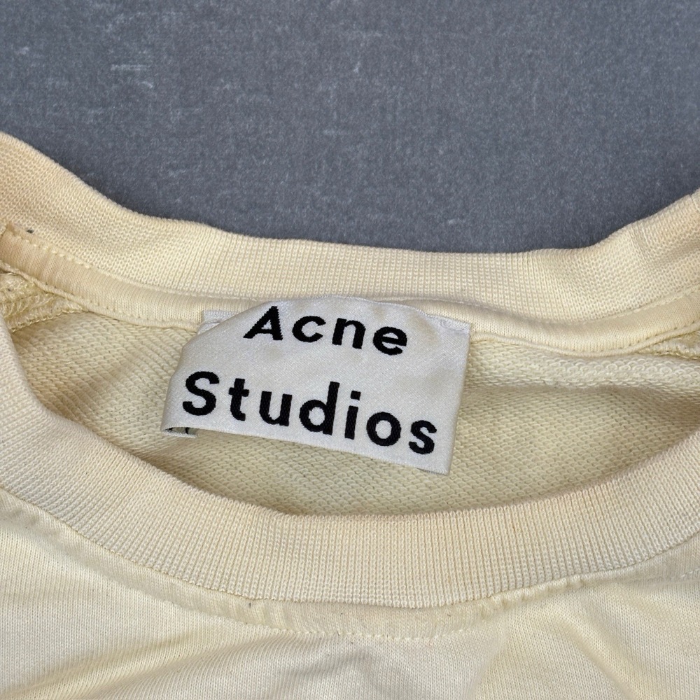 Acne Studios Grant Levy Lucero Ceramic Foebe Patch Sweatshirt Womens XS - Picture 2 of 10
